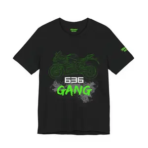 Green 636 Gang Tee | Motorcycle -Kawasaki 636