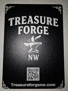 Custom Metal MTG Proxy Card – Laser Engraved Commander Token – Personalized Magic Card