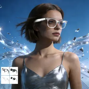 F70 Smart Ai Glasses, Intelligent Voice Assistant, Control Camera, Answer Calls, Ai Translation, V5.4, Dual Magnetic Charging, Long Battery Life, Wireless Smart Glasses