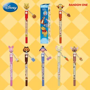 1PC Disney Officially Licensed  Winnie the Pooh 3D Head Topper Playful Spinning Pen Spinning Functionality Blind Box - Halloween Christmas Stocking Stuffer Collectible