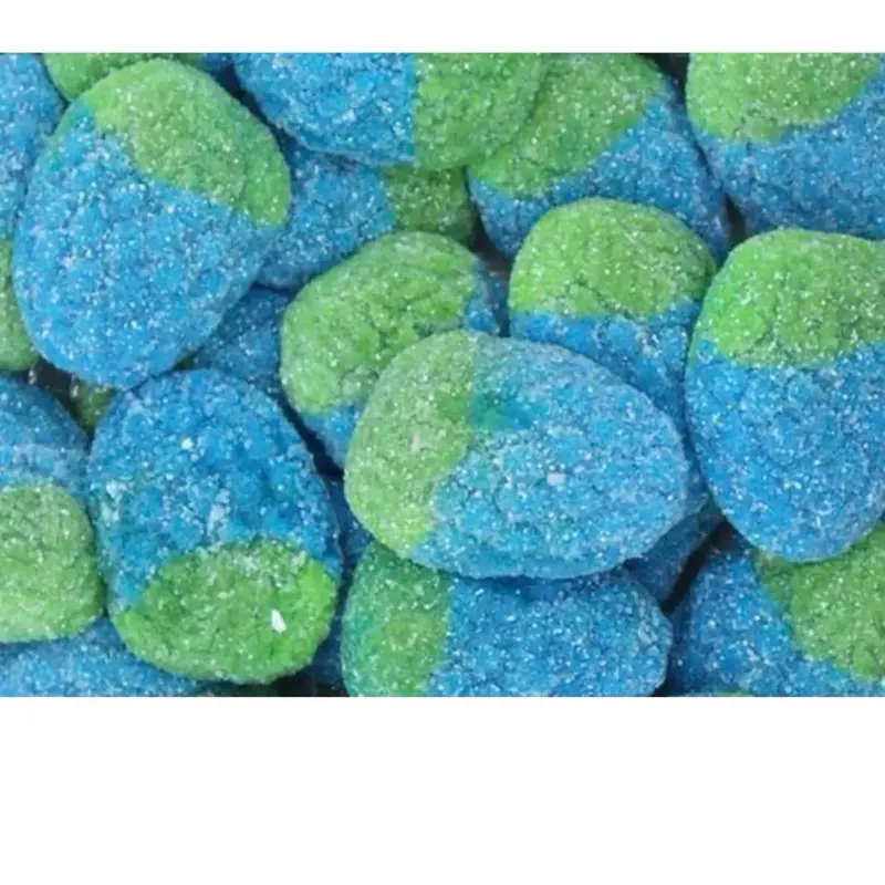 Sour Wild Raspberries blue gummies  candy 6 oz Bag fun and Colorful Snack