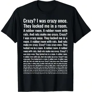 Crazy? I Was Crazy Once. Funny Trending Meme T-Shirt