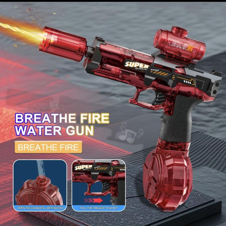 Ultimate Battle Powerful Electric Water Gun, Water Blaster Automatic Squirt Gun with Glowing Muzzle 320cc High Capacity, Up to 32 FT Range, Outdoor Summer Party Toy OutdoorFun for Adults &Kids Toys #Summervibes Ultimate Battle Powerful Electric Water Gun, Water Blaster Automatic Squirt Gun with Glowing Muzzle 320cc High Capacity, Up to 32 FT Range, Outdoor Summer Party Toy OutdoorFun for Adults &Kids Toys #Summervibes
