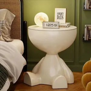 Modern Minimalist Bedroom Nightstand, Creative Mini Small Coffee Table, Living Room Home Balcony Side Table, Lightweight Stable Space-Saving, Home Multi-Scene Storage Essential