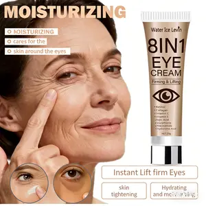 8-in-1 Hydrating Moisturizing Eye Cream, Anti Aging Eye Cream for Dark Circles & Fine Lines, Gentle Soothing Lightweight Fast Absorbing Daily Eye Care for All Skin Types