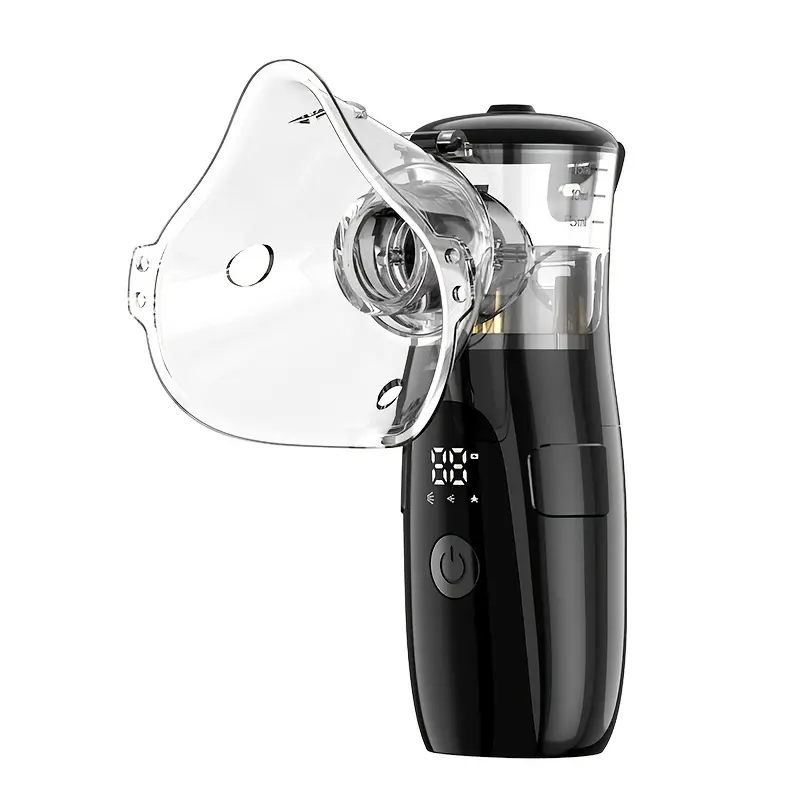 Portable Nebulizers - Handheld Soundwave Inhaler for Adults & Kids, Silent Operation, Compact Travel-Friendly, Easy-to-Clean Mesh System