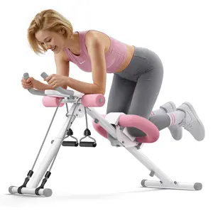Merach Adjustable Ab Trainer Machine with LCD Monitor, Foldable Ab Exercise Machine for abs, Arm, Leg, Buttocks Shaper, Core & Ab Trainer at Home Gym for Women, Workout Equipment Summervibes