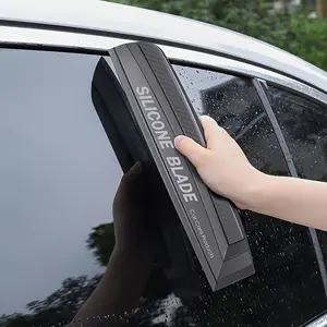 1pc Silicone Car Window Squeegee - Gentle, No-Scratch Cleaning Tool for Water Stains, Professional Glass Wiper for Streak-Free Shine, Ideal for Shower Doors & Mirrors, Home Drying, Car Care Accessory|Modern Car Design|Flexible Squeege