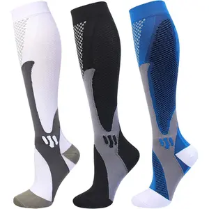 Graduated Compression Socks 20-30 mmHg Knee-High for Circulation Support, Travel, Running, Nurses, Pregnancy, Recovery, Medical Comfort, Everyday Athletic Wear