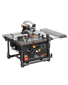 Table Saw, 98% Dust Collection Rate, 1800W with 8.5 inches Blade, 0-45° Bevel Cut for 1.77-2.36 inches Depth, On-tool Storage, Mini Table Saw Ideal for Woodworking & DIY DTS02M