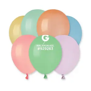 Gemar USA Macaron Assorted Pastel A50 5"