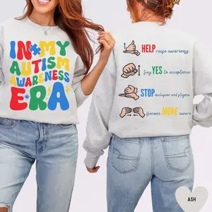 Autism Mom Sweatshirt, Autism Acceptance Shirt, Autism Awareness Gift, Special Education Hoodie, Special Needs Educator Tee L