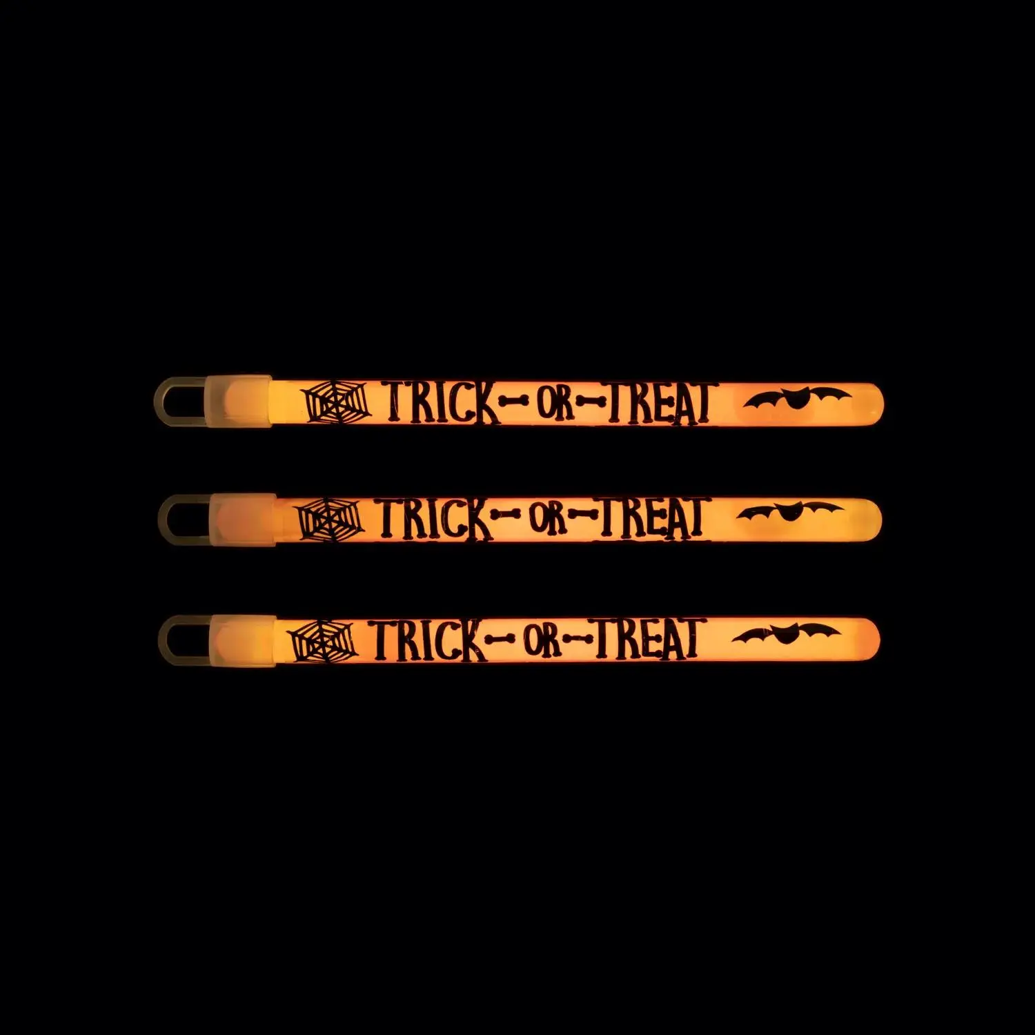 Trick-or-Treat Print Glow Sticks - 12 Pc.