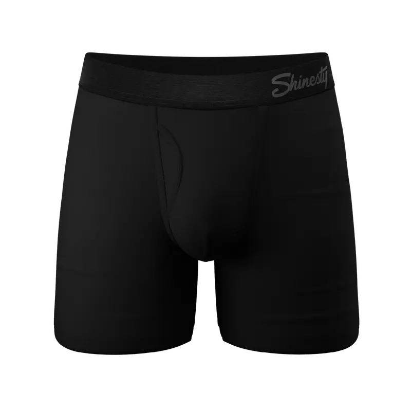 The Threat Level Midnight | Shinesty Black Ball Hammock® Pouch Underwear With Fly