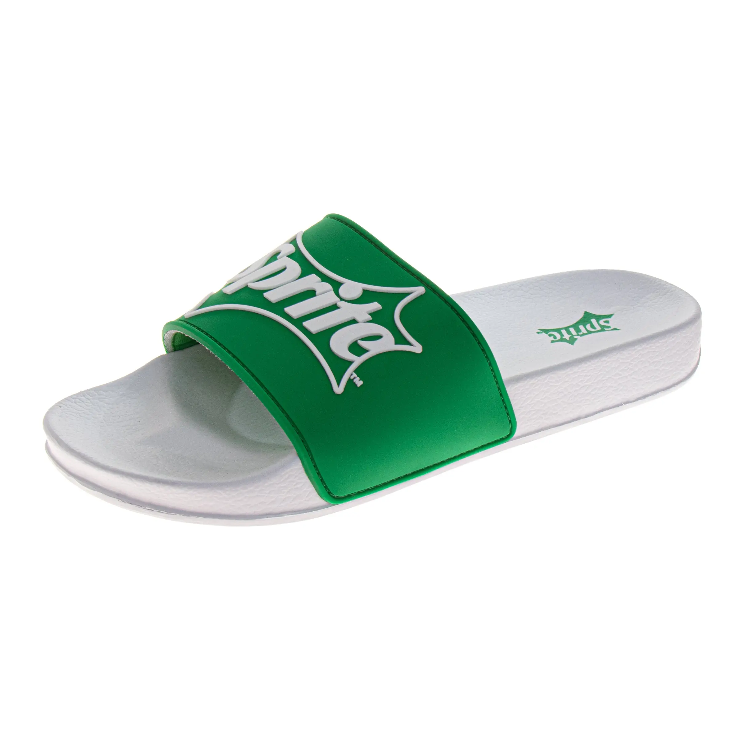 CocaCola Sprite Logo Casual Slides for Men  Comfortable Pool Sandals (Adult)