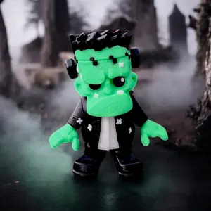 Fright Frankie - 3.5" Articulated Frankenstein Fidget Toy designed by STLFlix animal figurine decor