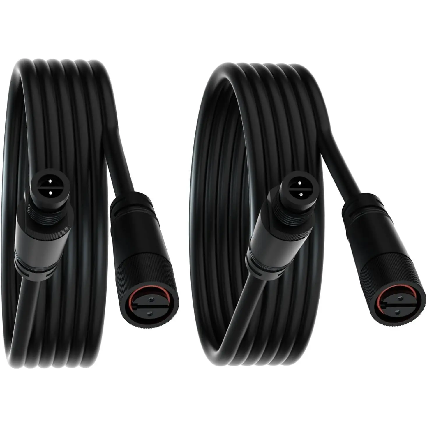 2 Packs 16FT Extension  for  Hue Outdoor Low  Lights Compatible with Lily Spot XL Spot, Calla Pedestal, Econic Pathway, Amarant Light Bar Power Cord