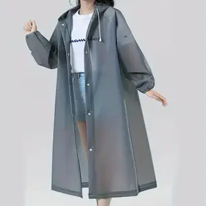 Solid Color Raincoat, 1 Count PortableLightweight Rainproof Raincoat withDrawstring, Windproof & Waterproof Raincoatfor Outdoor Cycling