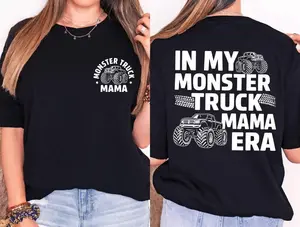 Monster Truck Mama Shirt, Pregnant Mom Tee, Boy Birthday Party Top, New Mom Gift, Mother Day Present, Fun Graphic Shirt for Moms - Etsy