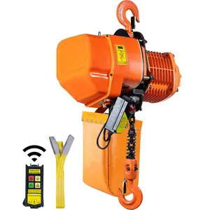 【Summervibes】VEVOR 2 Ton Wireless Electric Chain Hoist, 4400 LBS Capacity with 20 FT Lifting Height, IP54 Protection, Three Phase Overhead Crane with G100 Chain