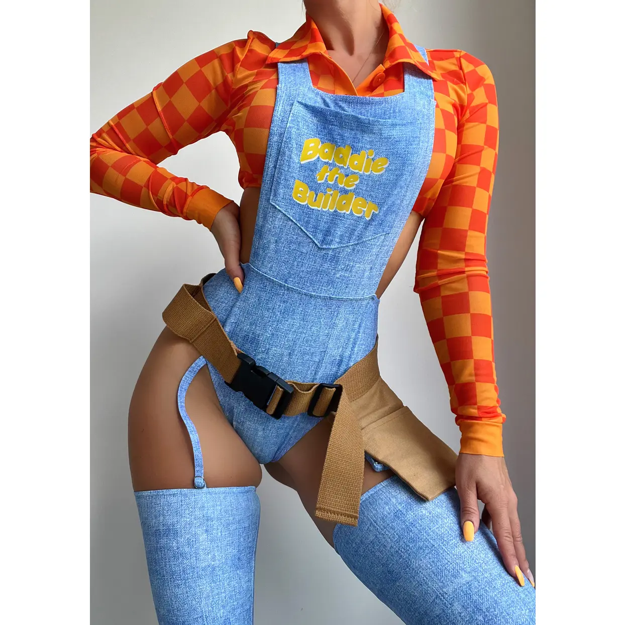 BADDIE THE BUILDER SEXY CARTOON HALLOWEEN COSTUME