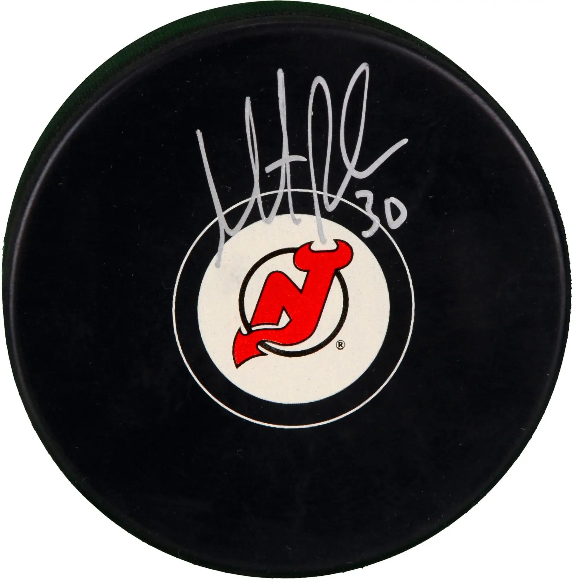 Martin Brodeur New Jersey Devils Autographed Hockey Puck - Fanatics Authentic Certified