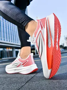 Fei Dian 6C Night Glow Running Shoes, Lightweight Fashion Jogging Sneakers, Comfortable Athletic Footwear for Daily Use