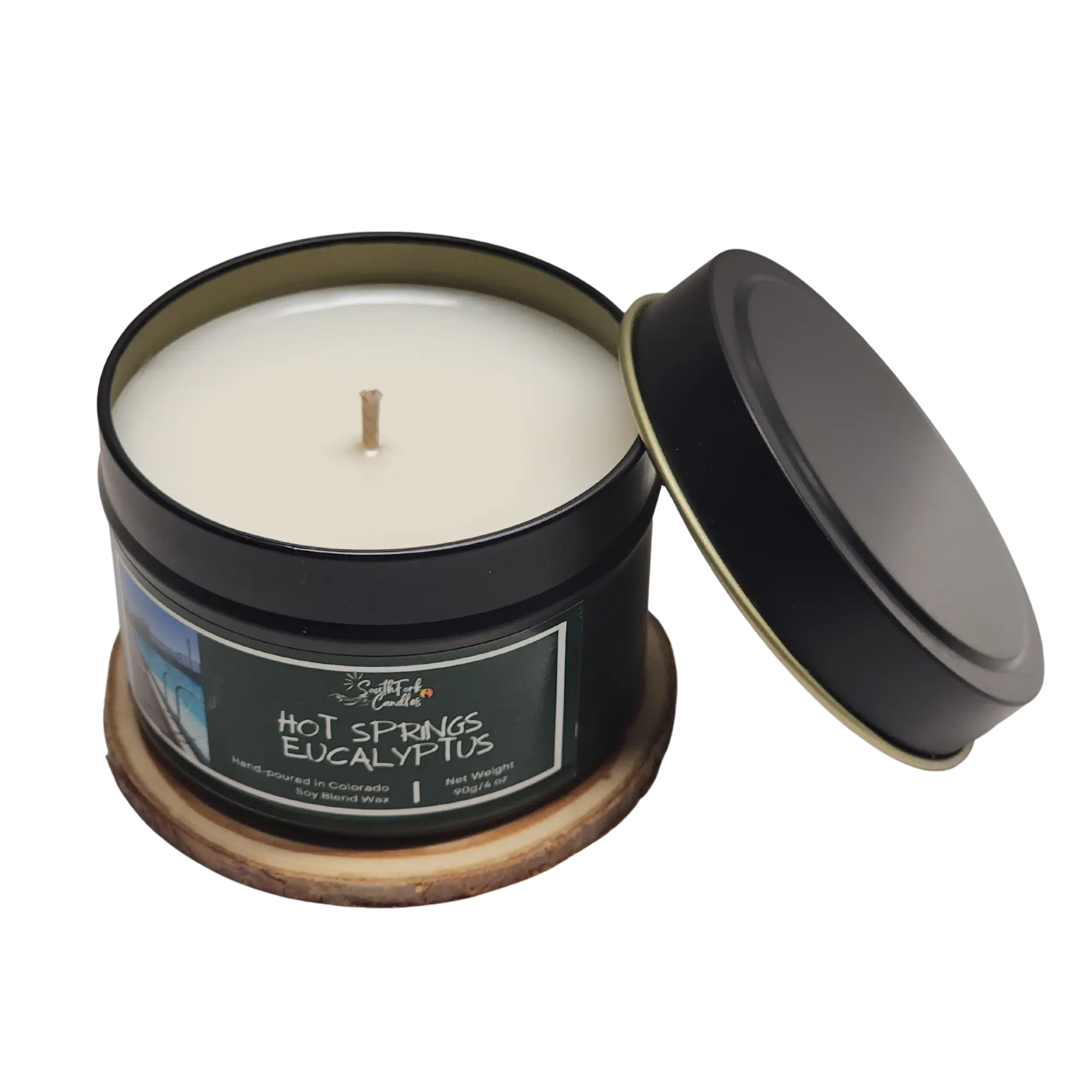 Peppermint Eucalyptus - Hot Springs Eucalyptus Scented Candle