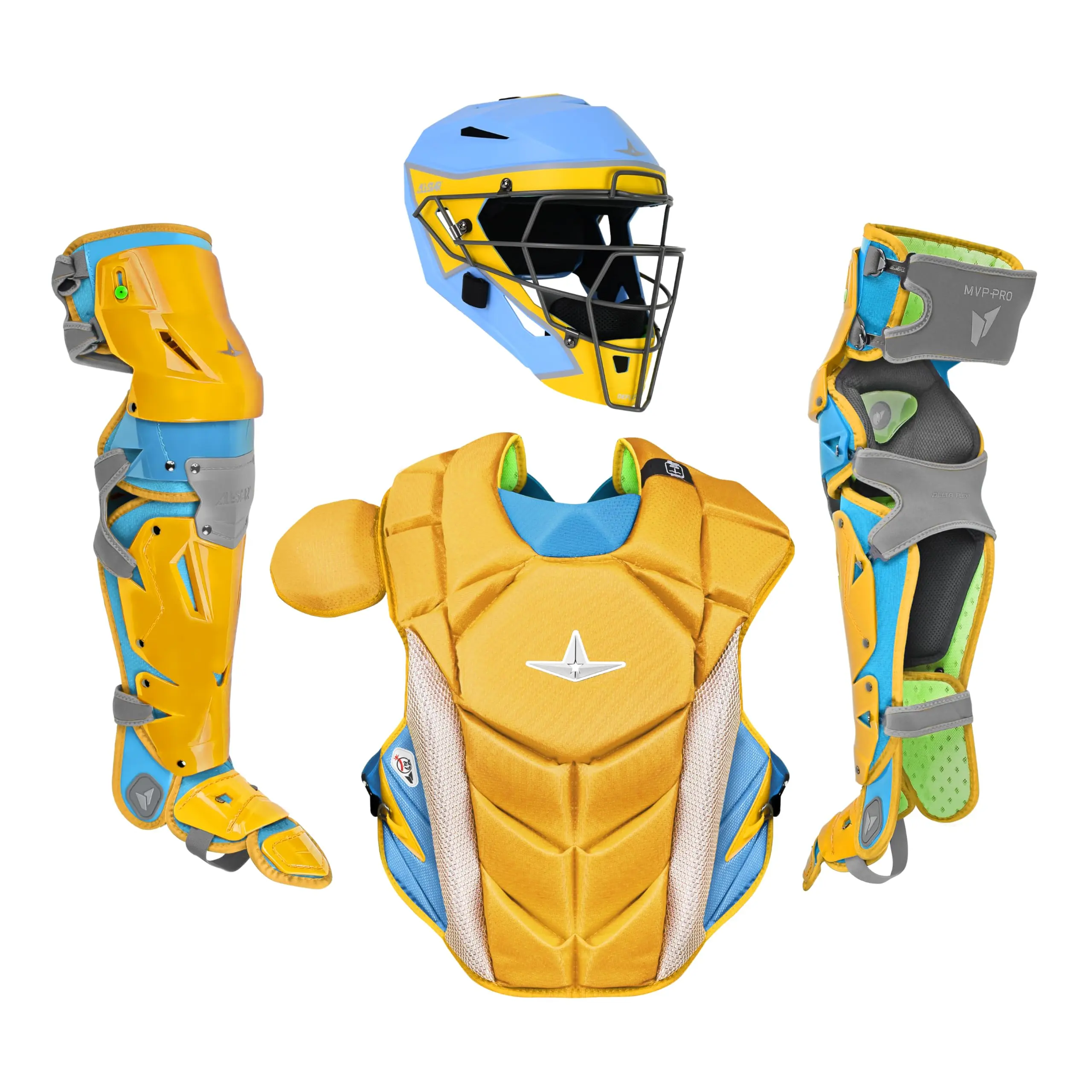 All-Star MVP-PRO Series Medium Catcher’s Kit for Baseball Softball