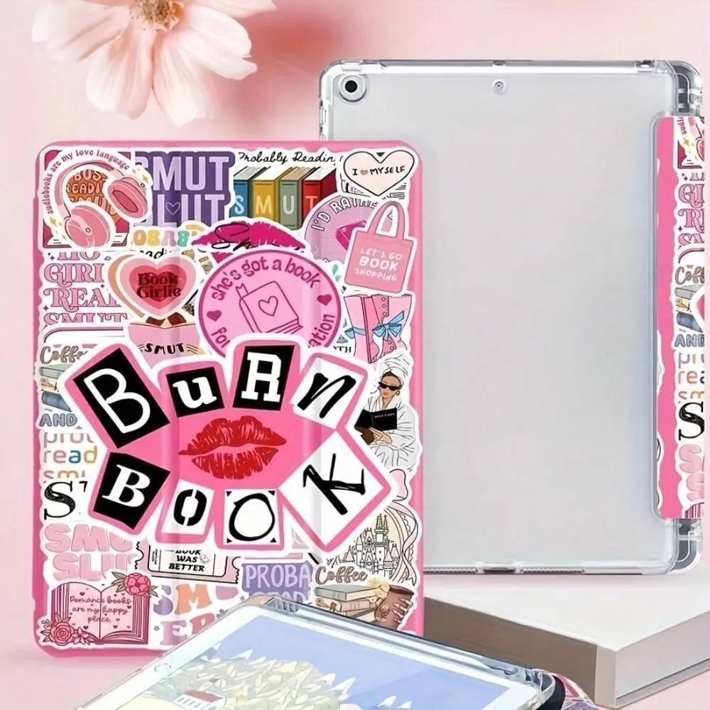 Personalized Collage Pattern Tri-Fold Folding Tablet Case with Pen Slot, Stand, Shockproof Lightweight Protective Thermoplastic Polyurethane Cover for iPad 10/11th Gen/10.2"/Pro 11" & Galaxy Tab S9 FE+ 12.4" Series