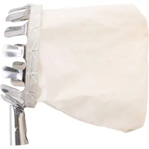 Agricultural Garden Hardware Tools Portable Fruit Catcher for Harvest Picking Cherry Pear and Peach 14cm Metal Silver