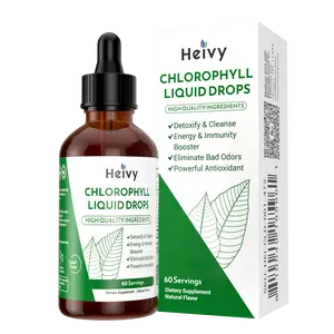 Chlorophyll Liquid Drops, Liquid Chlorophyll Supplement for Internal Deodorizer, Radiant Skin, Detox, Antioxidant, Immune Support, Gluten Free