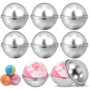 12 Pieces Bath Bomb Molds 2.1 Inches Bath Bomb Press Mold Making Kit for DIY Making Supplies Crafting Your Own Handmade SPA 6 Set