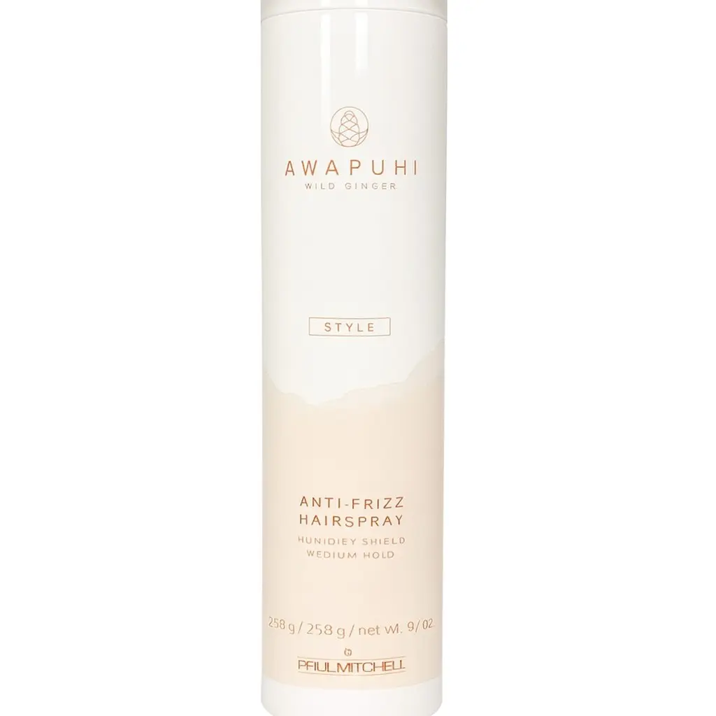 Paul Mitchell Anti-Frizz Hairspray, Medium Hold & Humidity-Resistant Haircare with Tropical Ginger Green Tea Mango Fragrance for All Hair Types, Blowout, Scented, Bht