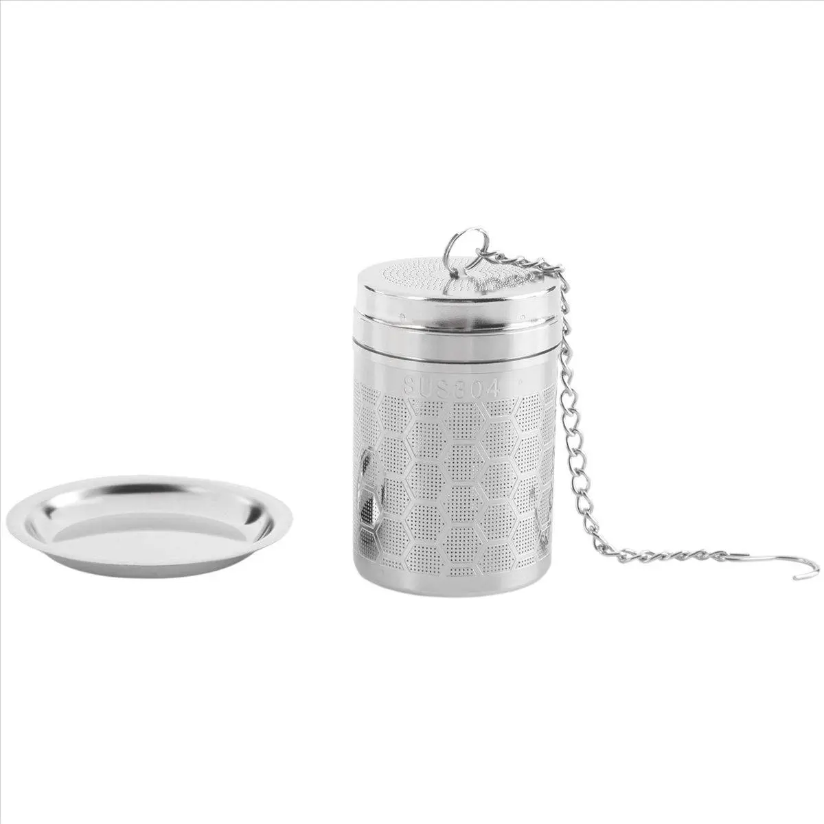 Classic Stainless Steel Tea Infuser - Extra-Fine Mesh Strainer for Loose Tea, Spice Brewing, Outdoor Cycling Leisure Activities