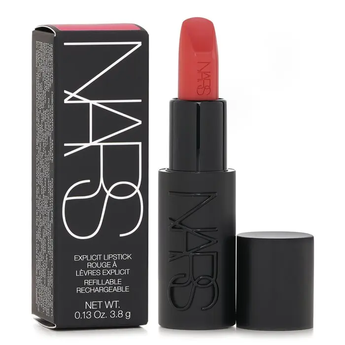 Nars Explicit Lipstick - #822 Dirty Talk, Makeup Cosmetic Infused with Hyaluronic Acid for Contour & Moisture Lock, Oil
