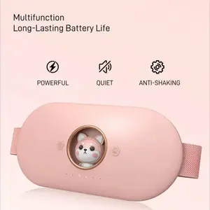 Adorable Pet Design Heating Womb Belt Multi-Gear Heat Massage Fast Heating Relieves Cramps for Waist Shoulders Abdomen Perfect Gift for Mom Girlfriend Wife Cozy Relief