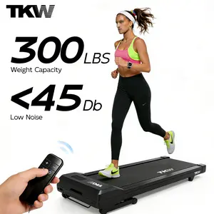 【2026 Fresh Appearance】TKW Under Desk Treadmill with 3% Incline, Brushless Motor, Adjustable Stepper, LED Display, Remote Control, 2.5HP, 300lbs Capacity, Home & Office Use