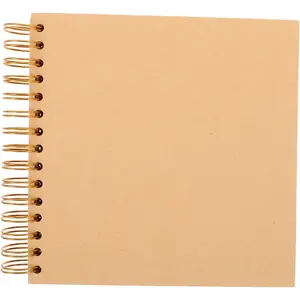 Travel Scrapbook Album 40 Pages (8 x 8 Inch) Brown  Kraft Paper, Photo Album Scrapbook, Memory Book - Ideal for Your Anniversaries Scrapbooking Albums Art & Craft Projects,Christmas Gift Ideas.