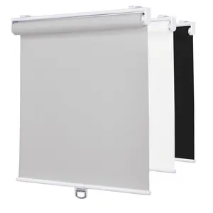 Deconovo Cordless Roller Shades, 100% Blackout Roller Blinds for Indoor & Outdoor Windows, Doors & Beds with Easy Installation, Waterproof Fabric