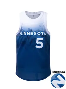 Men's Letter & Number Embroidery Basketball Lightweight Jersey, Loose Breathable Sleeveless Crew Neck Sports Top, Workout Tops, Workout Clothes, Basketball Clothing for Men, Jersey Shirts