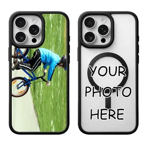 Custom Photo Phone Case – Please Send Image After Purchase.Phone Case: DIY Customized Photo Magnetic Phone Case for iPhone 17 16 15 11 12 14 13 Pro Max X XS Max 17 Air Personalized Soft Cover
