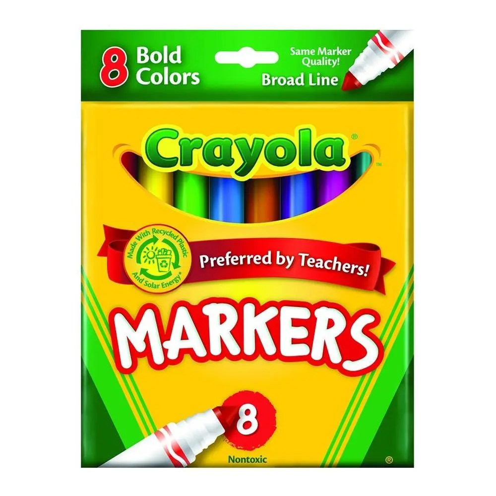 Crayola® Original Formula Conical Tip Markers (Bold) (Single Pack)