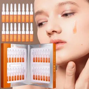 Astaxanthin Face Essence, 28pcs/box Hydrating and Easily Absorbed, Firming Anti Aging Formula Deep Hydration Facial Serum, Firmer Skin Fine Lines, Individually Packaged for Daily Use