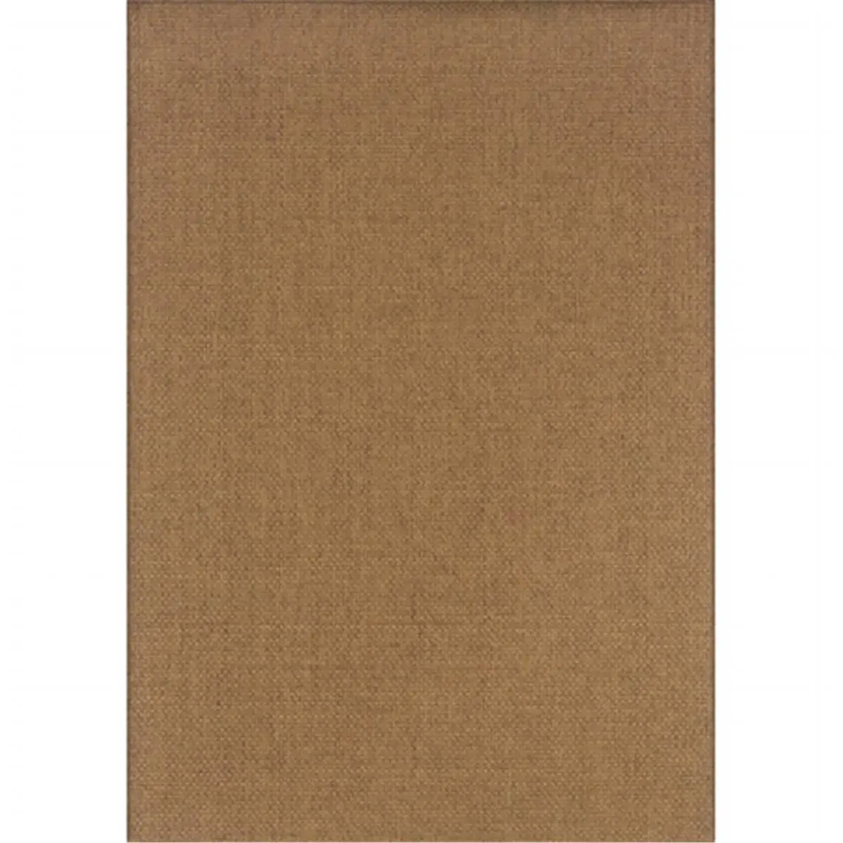 Oriental Weavers Karavia 2160N Solid Polypropylene Rug - Durable, Indoor-Outdoor Use, 3 ft. 7 in. x 5 ft. 6 in. Rectangle, Tan