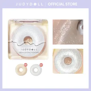 JUDYDOLL Starlight Highlighting Powder, Glitter, Brightening Skin Tone, Enhancing Makeup Color, Highlight, Vibrant Luminosity, Transparent Fine Shimmer, Eye-Catching Sparkle, Color Correction, Convenient To Carry, Spring Gift, Refresh Look