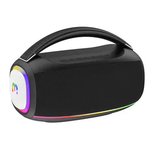 2025 Portable Wireless Speakers with Led Light, Bluetooth 5.4, 24H Playtime, Enhanced Bass, IPX7 Waterproof, Outdoor Speaker for Travel, Sport, Party, Biking.