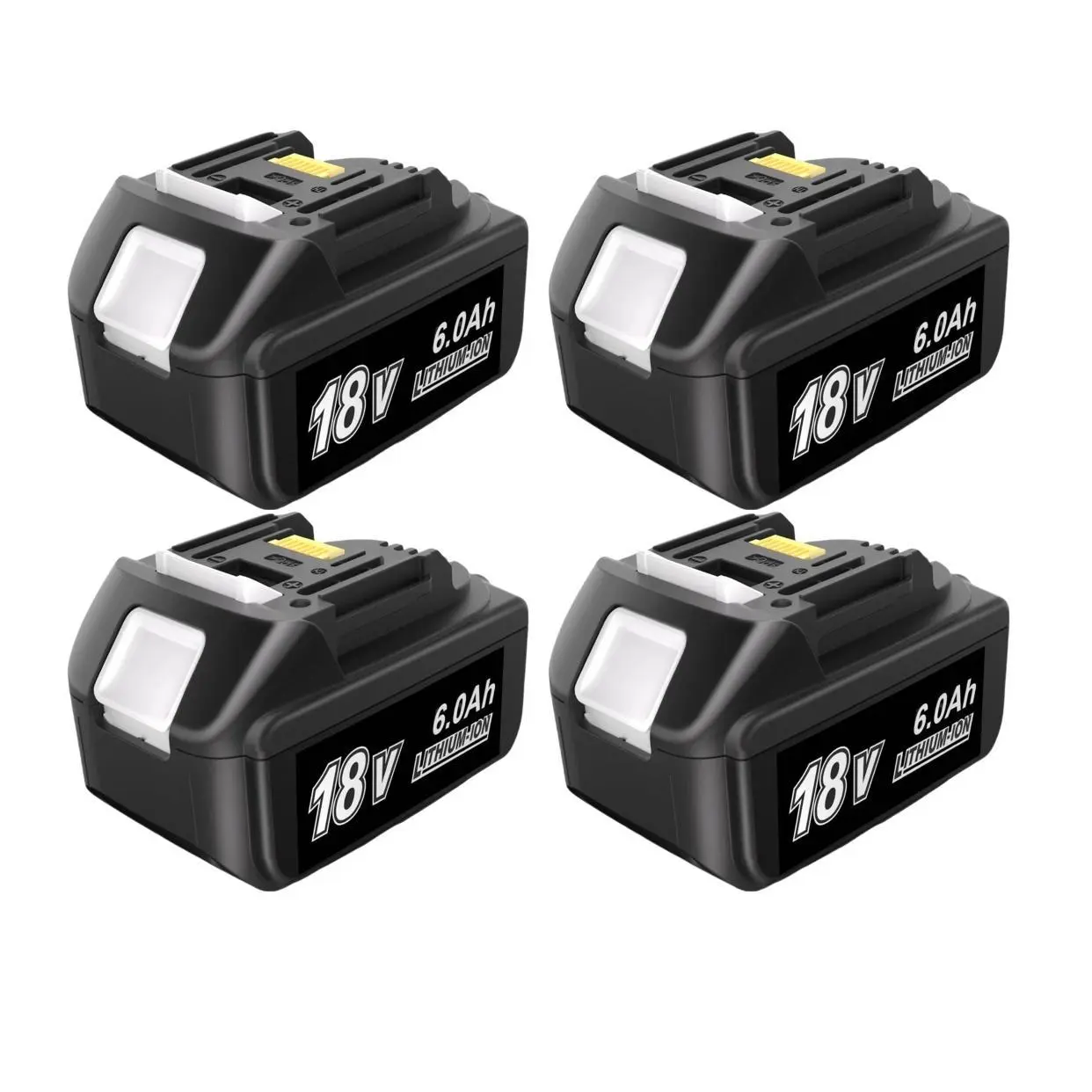 18V 6.0Ah Lithium-ion Replacement Battery for Makita Fully Compatible with Makita 18V Cordless Power Tool