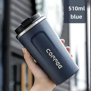 Vacuum Insulated Coffee Travel Mug, Leak-Proof Dual-Wall Stainless Steel Reusable Bottle, Matte Finish, Perfect Gift for Tea & Coffee Lovers, Vacuum Insulated Cup
