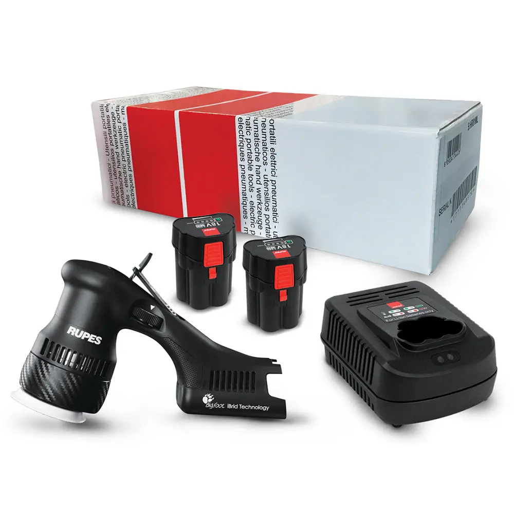 Rupes HLR75 I-Brid Mini Polisher w/Batteries & Charger
